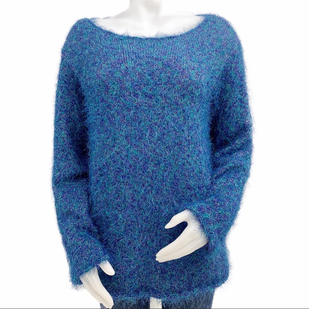 Fuzzy Cozy Multi-Colored Sweater